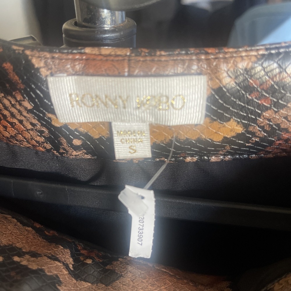Rony Kobo Snake Print Pants Size Small - Picture 3 of 10